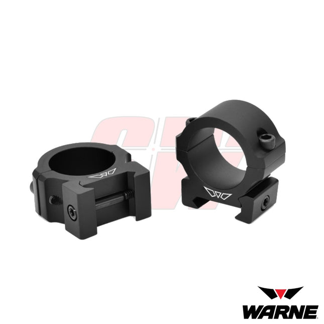 Warne Vapor Horizontal Matte Aluminium Scope Rings